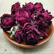超大无硫法国墨红玫瑰，花冠茶食用干玫瑰，花茶一朵一杯买一送一