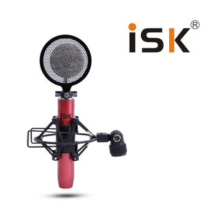 ISK P33 小奶瓶电容麦克风电脑网络K歌YY主播声卡话筒套装