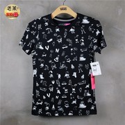 老万 VANS/范斯女运动短袖T恤夏季休闲上衣VN0A2TRUBLK