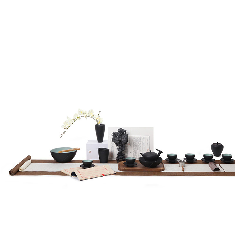 陶瓷6人茶具套装简约整套功夫茶具送礼组合套装 文人风骨在类目 餐饮具, 茶具, 功夫茶具中 - 来自Buy2taobao.com提供专业的淘宝代购服务