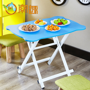 简易折叠桌小饭桌便携可折叠户外桌方桌家用吃饭桌餐桌摆摊小桌子