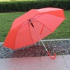 8骨广告伞环保晴雨伞，长柄塑料伞，道具伞伞定制印字大红伞