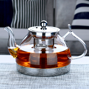 玻润电磁炉专用玻璃茶壶耐热玻璃煮茶器家用加厚耐高温煮茶壶