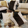 阿玛家纺欧式奢华兔毛，仿毛皮草白金，样板间家用装饰靠垫抱枕含芯