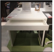 16宜家国内工作台米克，书桌写字桌写字台，电脑桌搁架操作台