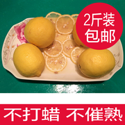 安岳新鲜黄柠檬一二级果2斤6-10个水果四季柠檬鲜柠檬茶原料