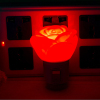 红色光玫瑰夜灯结婚台灯创意结婚礼物，床头灯婚房浪漫喜庆财神灯