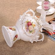 欧式现代时尚家居装饰品陶瓷工艺品摆件电镀镂空花瓶花插结婚