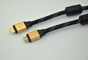 1.5米工程级 镀金头HDMI高清线 hdmi 1.4版电脑电视机连接线3D
