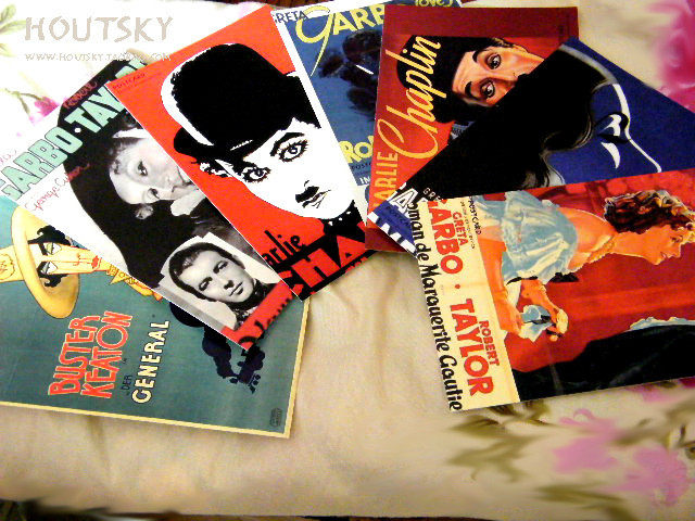 [ 明信片 ] <em>老电影</em> 复古海报系列 卓别林 <em>茶花女</em>。