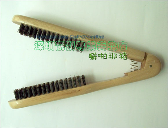 女人我最大直发DIY直发梳子 <em>拉直头发</em>梳子 榉木