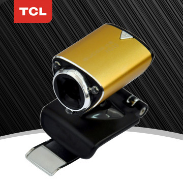 TCL 高清摄像头CM-3210 QQ视频 跳舞录制人