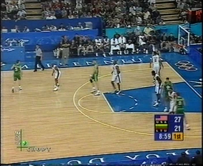 2000年奥运男篮 美国战立陶宛[小组赛+半决赛