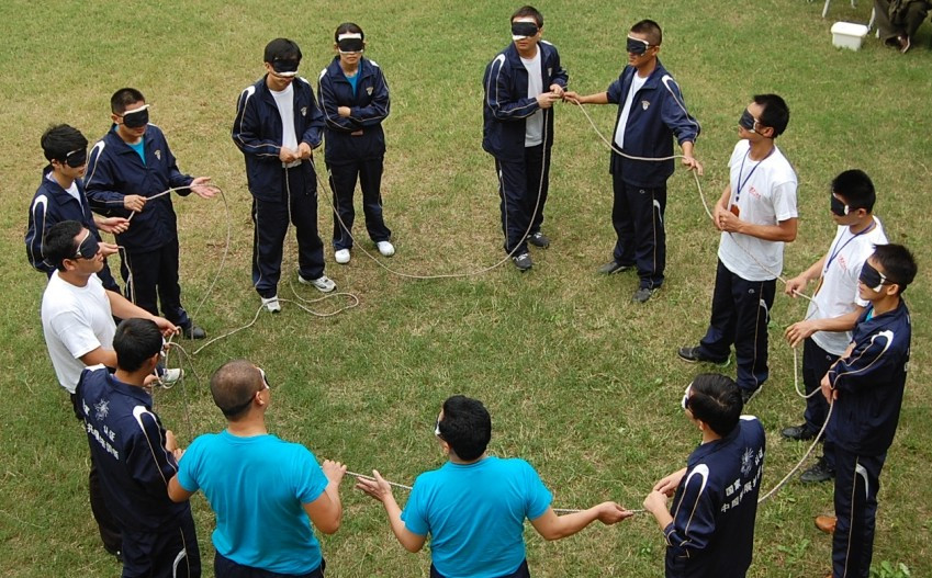 盲人方阵\/建绳房专用教具\/体验式培训\/拓展训练