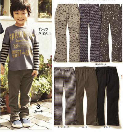 原单儿童休闲长裤春装<em>男生女生</em>外贸<em>童装</em>-+如意