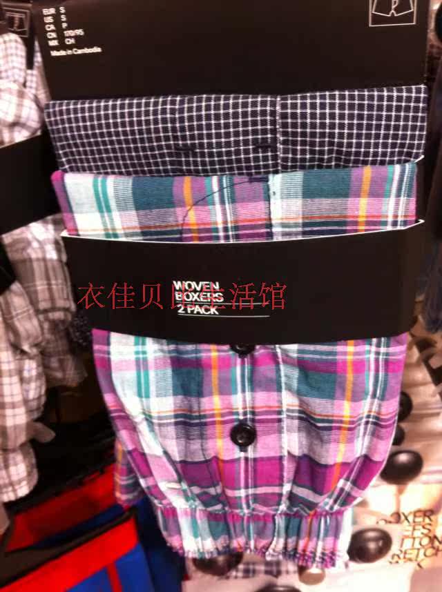 <em>HM</em> <em>H& M</em>男装正品代购 男士<em>内裤</em>平角裤 四角内