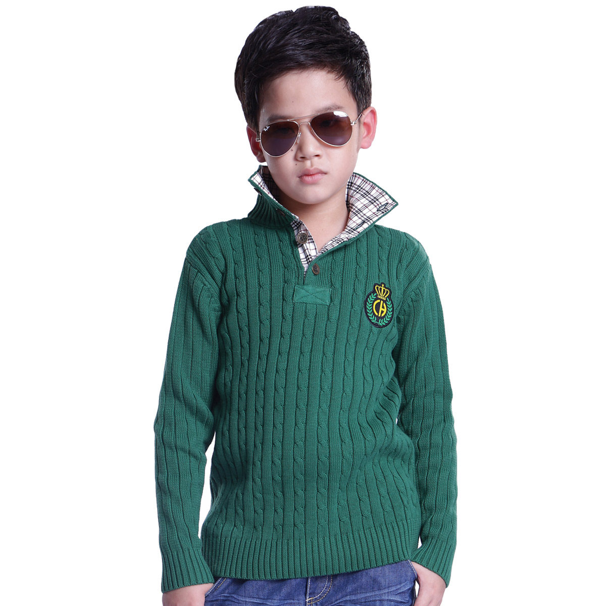 秋季秋天<em>男</em>童装<em>男孩子</em>针织衫<em>毛衣服</em>6七8九十