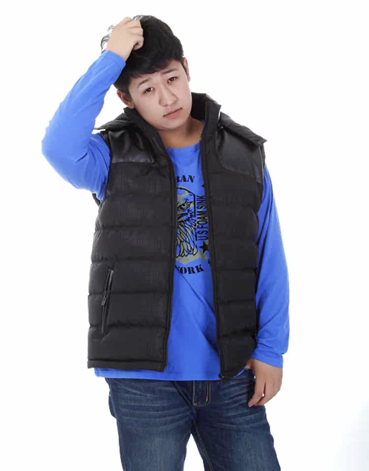 2013冬季新款<em>青少年</em>学生羽绒棉<em>马甲加肥</em>加大