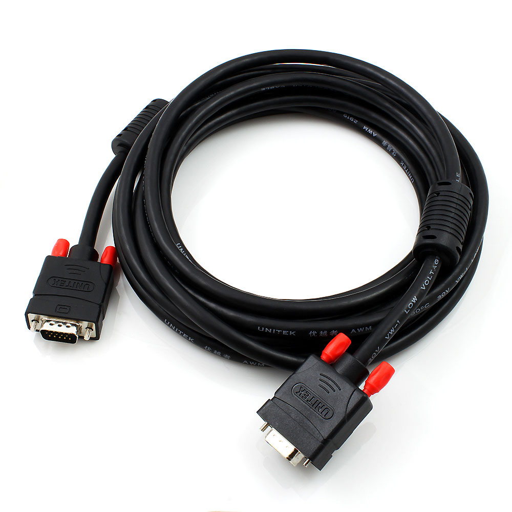 优越者VGA连接线 VGA线 电脑接电视1.5米3米