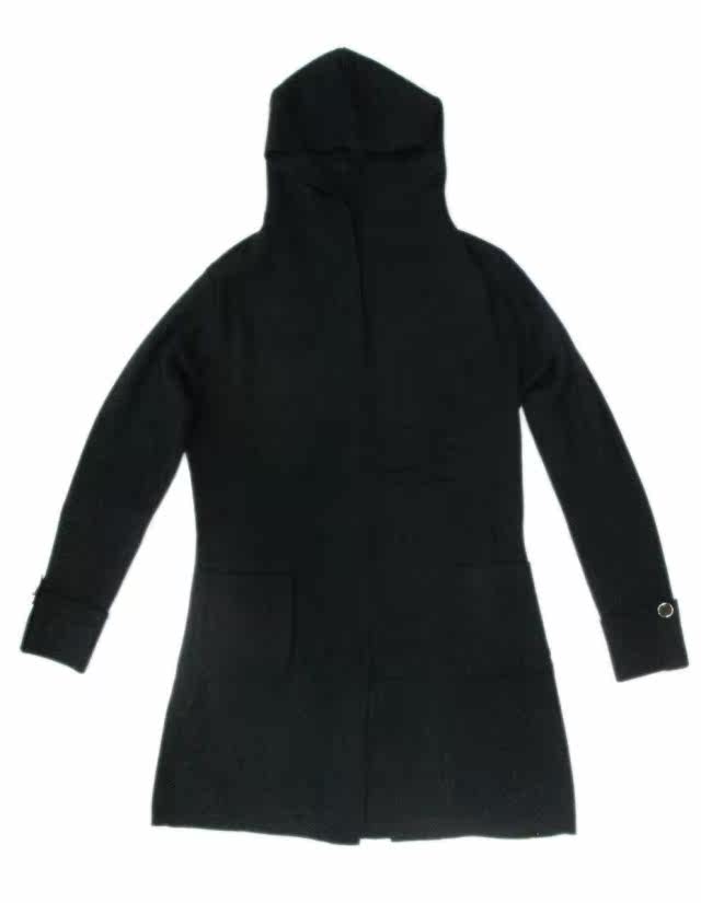 2014秋款女装 <em>蔻丽FC-83066</em> 连帽中<em>长款</em>无扣