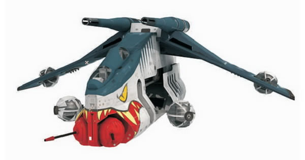 需自己做 7854 星球大战 共和国炮舰 蓝色鲨鱼