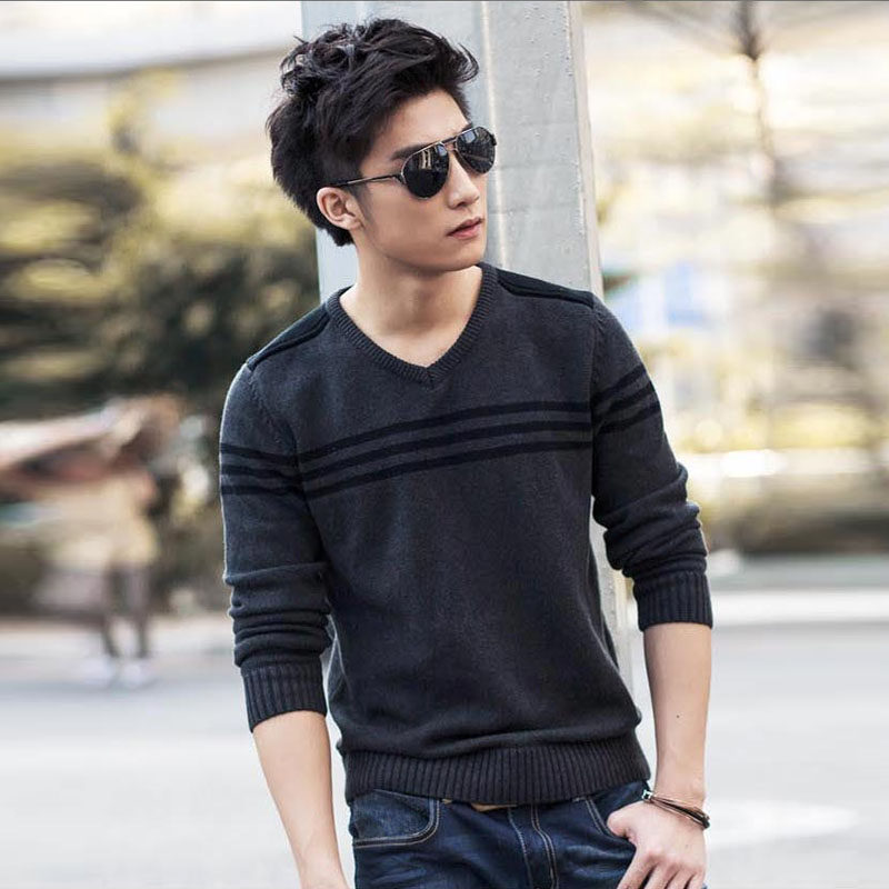 2014与狼共舞针织衫男冬<em>款加厚毛衣</em>男装新品