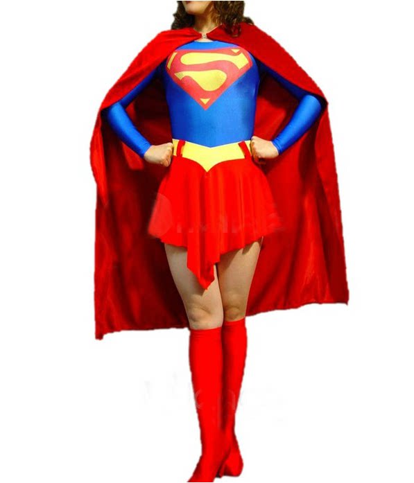 <em>女超人</em>套装连体衣/cosplay/半包<em>紧身</em>衣/人影视