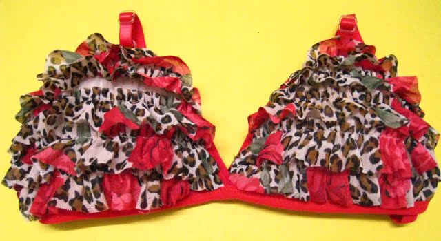 时尚芭比款 <em>蛋糕</em>内衣 比基尼内衣 <em>豹纹</em>色(带内