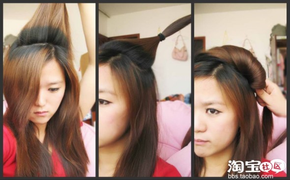 淘版张娜拉 M扎<em>小女孩子</em>的头发的图片M别错_