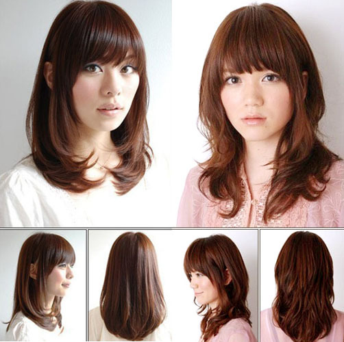 逸夏日女生<em>发型</em> 日系最时尚淑女<em>长头发发型</em>_g