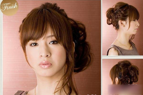 10款回头率韩式<em>盘头发</em>的方法图解100%的夏日