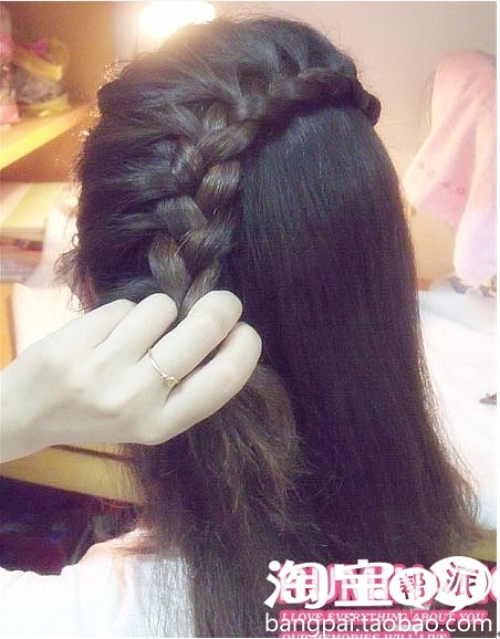 强推今夏八款盘发!小女孩梳头发的视频(超多细