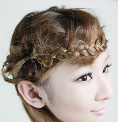 波西米扎<em>头发</em>的方法视频亚异域风情发型秀_a